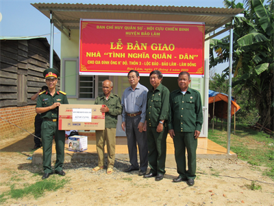 Ban CHQS huyện Bảo Lâm: Điểm sáng trong thực hiện công tác dân vận