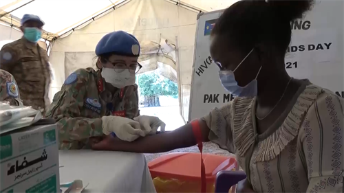 Bệnh viện dã chiến cấp 2 số 3 Việt Nam chung tay phòng chống AIDS tại Nam Sudan