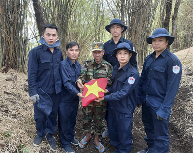 Quy tập được 1 hài cốt liệt sĩ tại tỉnh Pailin, Vương quốc Campuchia