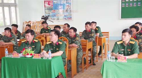 Tỉnh Bình Thuận huấn luyện cán bộ dự bị động viên