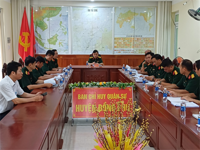 Huyện Đồng Phú chuẩn bị tốt cho diễn tập khu vực phòng thủ