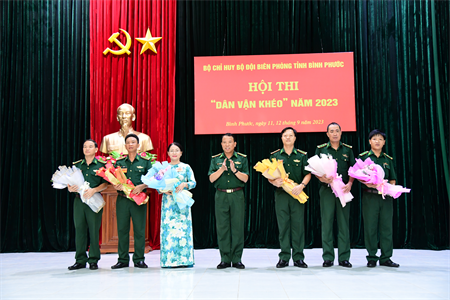 Bộ đội Biên phòng tỉnh Bình Phước khai mạc hội thi “Dân vận khéo” năm 2023