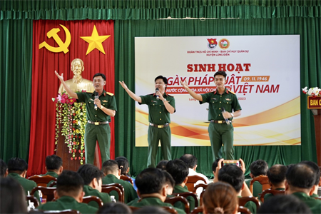 Ban CHQS huyện Long Điền sinh hoạt “Ngày pháp luật”