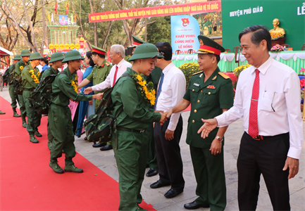 Huyện Phú Giáo, tỉnh Bình Dương chuẩn bị chu đáo công tác tuyển quân năm 2024