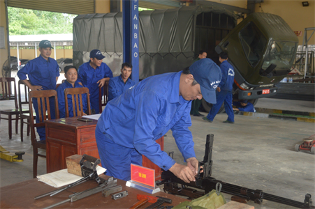 Bộ CHQS tỉnh Bình Phước kiểm tra trình độ kỹ năng nghề năm 2024