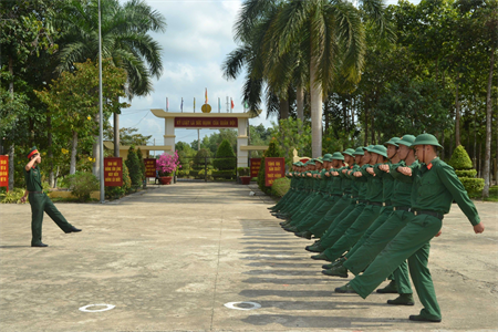 LLVT huyện Châu Thành, tỉnh Tây Ninh gắn kết Phong trào Thi đua Quyết thắng với thi đua yêu nước của địa phương