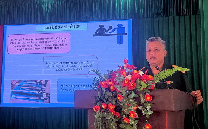 Viện kiểm sát Quân sự khu vực 73 tuyên truyền, phổ biến giáo dục pháp luật