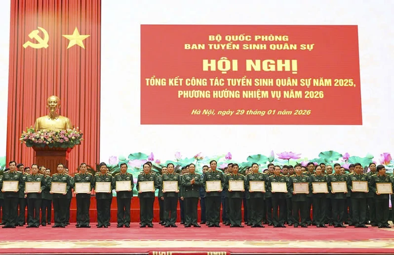 Bộ Quốc phòng tổng kết công tác tuyển sinh quân sự năm 2025, triển khai phương hướng nhiệm vụ năm 2026
