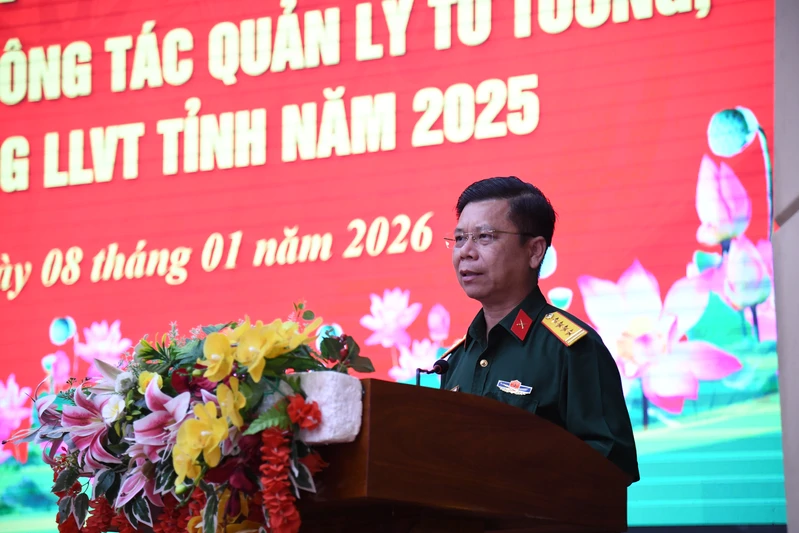 Bộ Chỉ huy Quân sự tỉnh Tây Ninh: Rút kinh nghiệm công tác quản lý tư tưởng, kỷ luật năm 2025