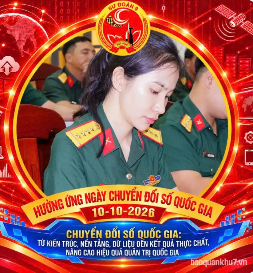 Sư đoàn 9 khơi dậy khát vọng đổi mới sáng tạo trong chuyển đổi số 
