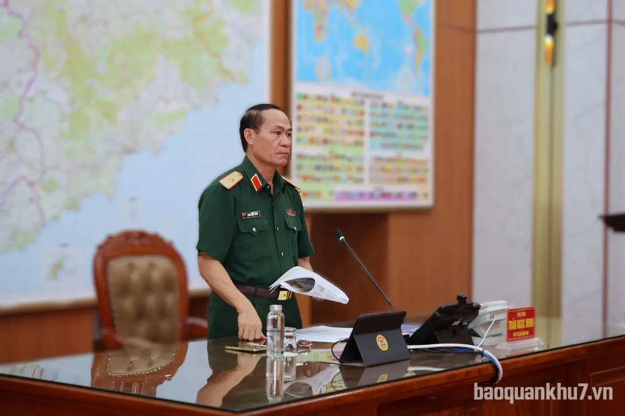 Quân khu 7 sơ kết công tác tư pháp, thanh tra, pháp chế 9 tháng năm 2026
