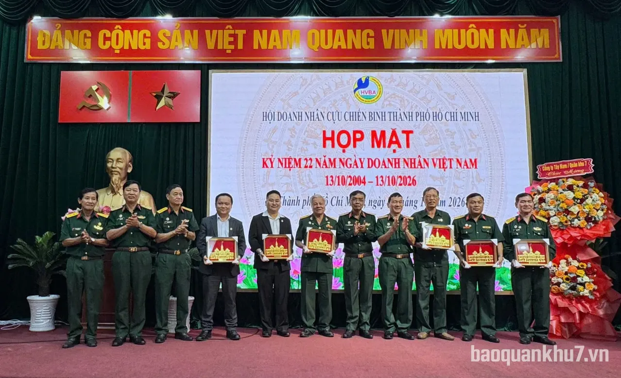 Hội Doanh nhân Cựu chiến binh Thành phố Hồ Chí Minh họp mặt kỷ niệm ngày Doanh nhân Việt Nam
