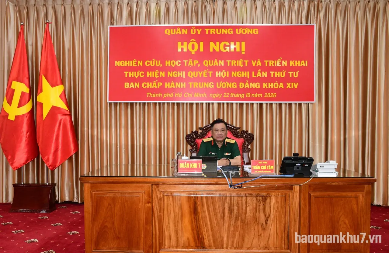 Quân ủy Trung ương tổ chức Hội nghị nghiên cứu, học tập, quán triệt, triển khai thực hiện Nghị quyết Trung ương 4 khóa XIV