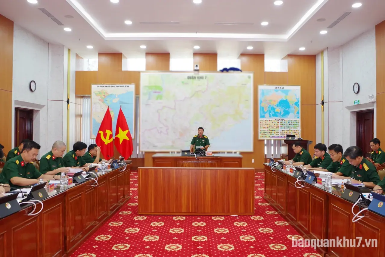 Quân khu 7 triển khai kế hoạch bảo đảm Lễ xuất quân Đoàn tuyển thủ Quân đội tham gia Đại hội Thể thao toàn quốc