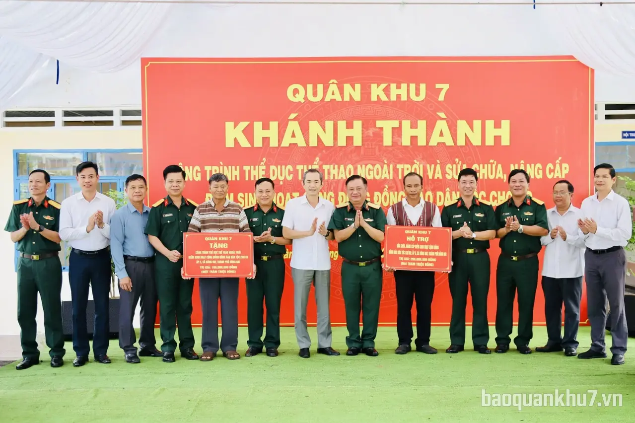 Quân khu 7: tuyên truyền, phổ biến pháp luật trên địa bàn xã Sông Ray, thành phố Đồng Nai 