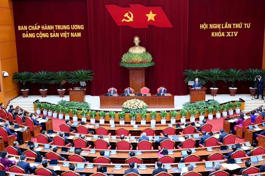 Khai mạc Hội nghị lần thứ tư Ban Chấp hành Trung ương Đảng khóa XIV
