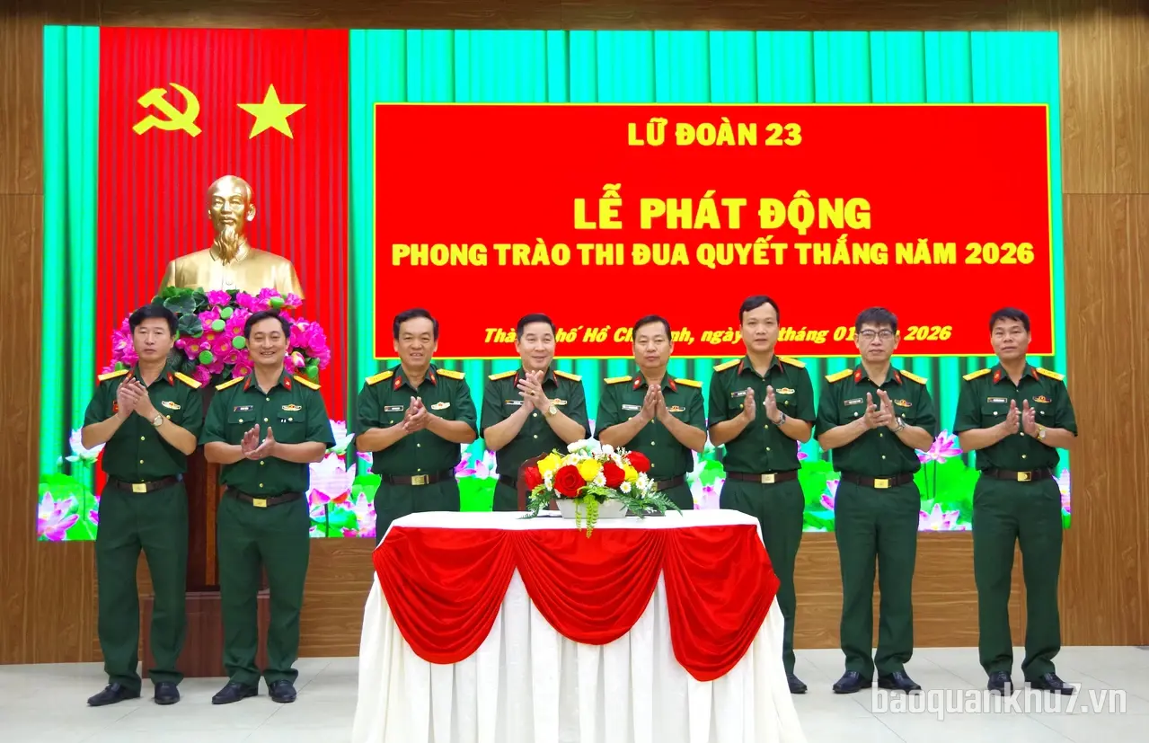 Lữ đoàn 23: Quyết tâm thực hiện thắng lợi nghị quyết đại hội Đảng các cấp