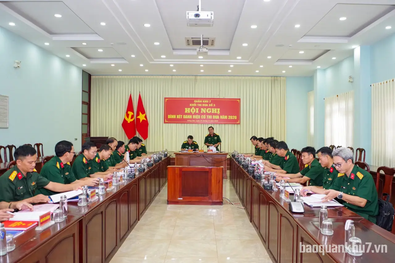 Khối thi đua số 3 bình xét Cờ thi đua năm 2026