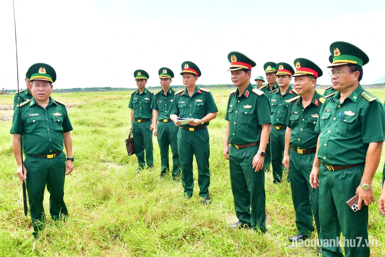 Quân khu kiểm tra công tác chuẩn bị diễn tập khu vực phòng thủ tỉnh Tây Ninh