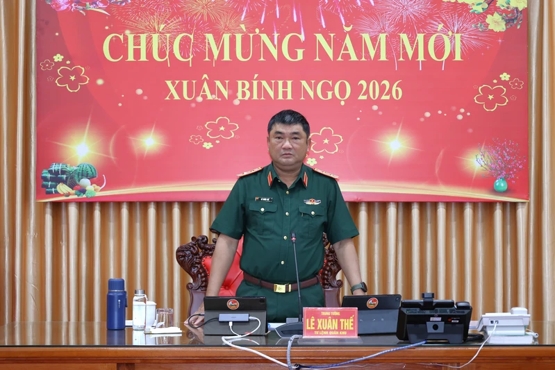 Trung tướng Lê Xuân Thế chủ trì Hội nghị giao ban đầu Xuân Bính Ngọ 2026