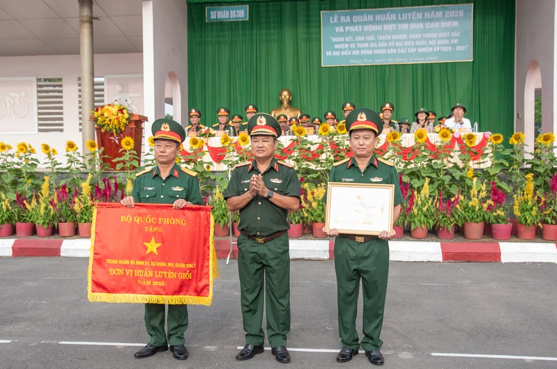 Sư đoàn 309 ra quân huấn luyện năm 2026.