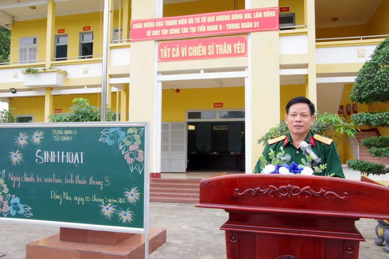 Sư đoàn 309 sinh hoạt Ngày chính trị và văn hóa tinh thần tháng 3 năm 2026