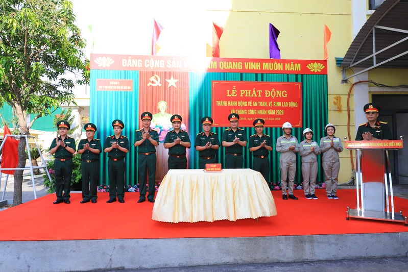 Công ty Kinh doanh than Đông Bắc miền Nam phát động tháng hành động về an toàn vệ sinh lao động và tháng công nhân 2026