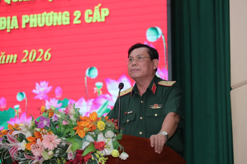 Bộ CHQS tỉnh Tây Ninh rút kinh nghiệm tổ chức quân sự địa phương theo mô hình chính quyền 2 cấp