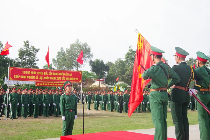 Sư đoàn 9 tổ chức Lễ tuyên thệ chiến sĩ mới năm 2026

