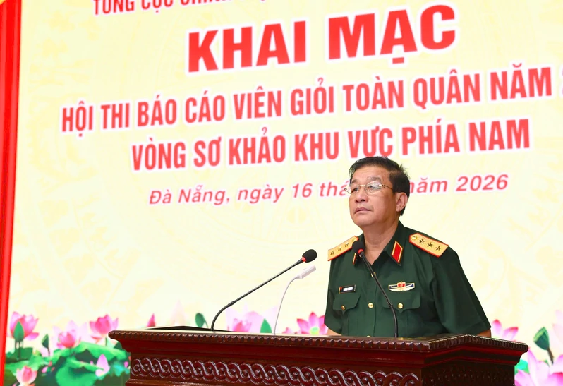 Khai mạc Hội thi Báo cáo viên giỏi toàn quân năm 2026 khu vực phía Nam