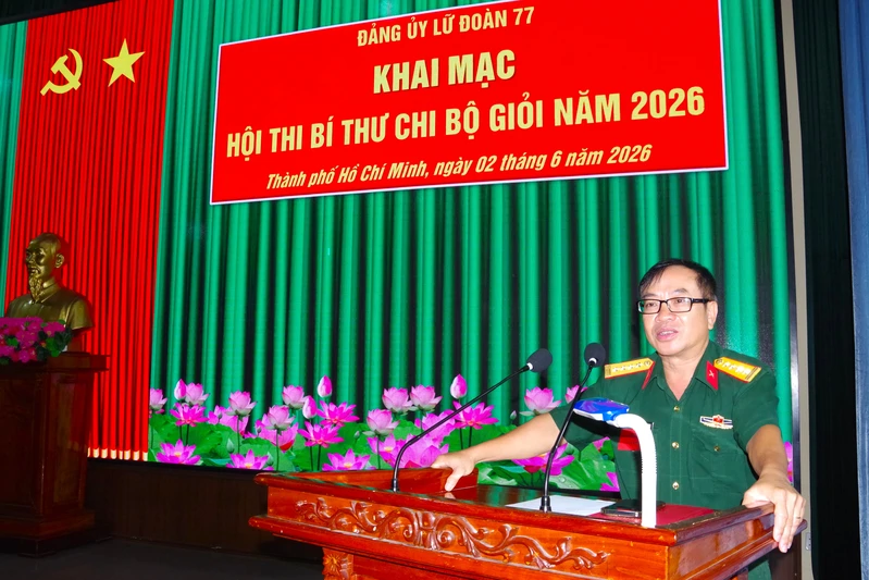 Lữ đoàn 77 khai mạc Hội thi Bí thư chi bộ giỏi năm 2026
