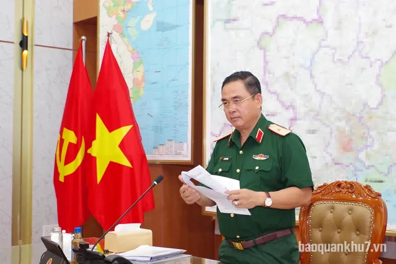 Quân khu 7 thông qua báo cáo tổng kết 3 luật quan trọng về Quốc phòng, Dân quân tự vệ, Giáo dục quốc phòng và an ninh