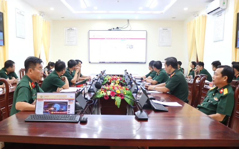 Các đơn vị tham quan, nghiên cứu thư viện số tại Lữ đoàn 23
