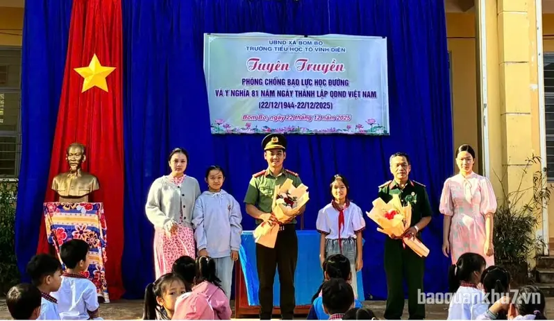 Hội Cựu chiến binh xã Bom Bo thi đua thực hiện phong trào “Toàn dân bảo vệ an ninh Tổ quốc"
