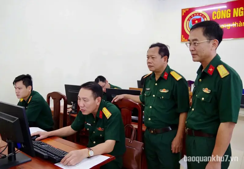 Chuẩn bị chu đáo Hội thi Bí thư chi bộ giỏi trong Đảng bộ, LLVT Quân khu 7
