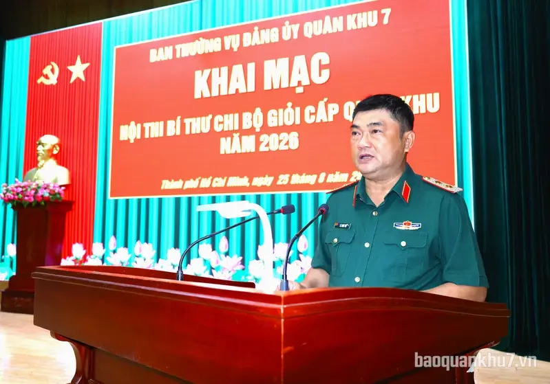 Quân khu 7 khai mạc Hội thi Bí thư chi bộ giỏi năm 2026
