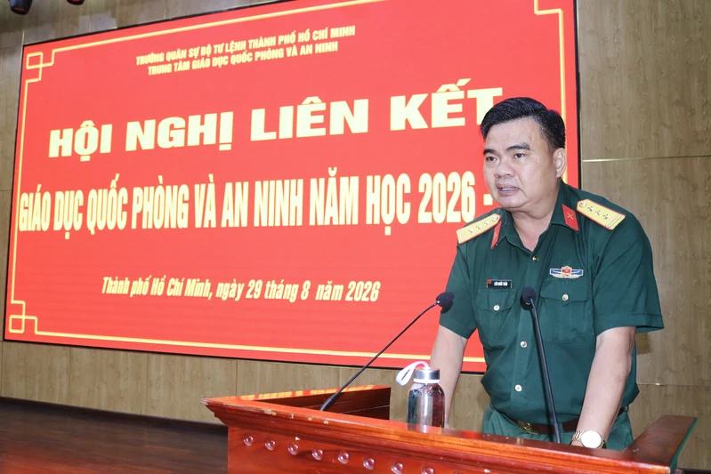 Trung tâm Giáo dục Quốc phòng và An ninh, Trường Quân sự Bộ Tư lệnh TPHCM đẩy mạnh liên kết giáo dục quốc phòng và an ninh 