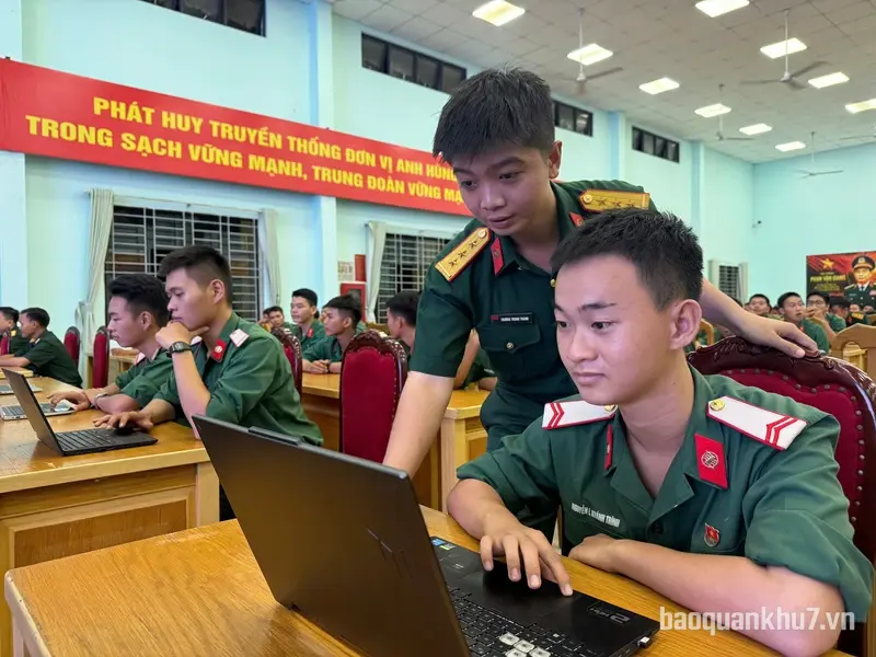 LLVT Quân khu hưởng ứng cuộc thi tìm hiểu Hiến pháp và pháp luật trong kỷ nguyên số
