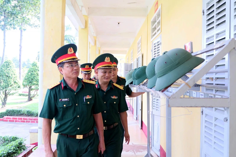 Cục Hậu cần – Kỹ thuật Quân khu kiểm tra công tác doanh trại tại Sư đoàn 309
