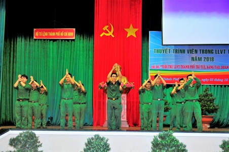 LLVT Thành phố Hồ Chí Minh hội thi thuyết trình viên năm 2018
