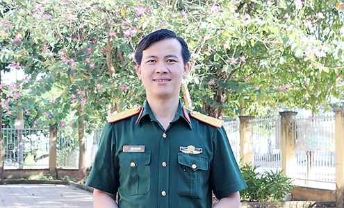 Thiếu tá Trần Thanh Lâm - Cán bộ chính trị gương mẫu