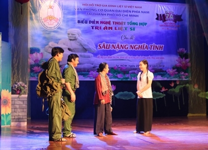 Đêm biểu diễn nghệ thuật “Sâu nặng nghĩa tình”