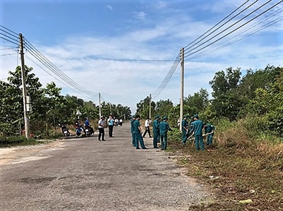 Ban CHQS huyện Dầu Tiếng, tỉnh Bình Dương phối hợp làm tốt công tác dân vận