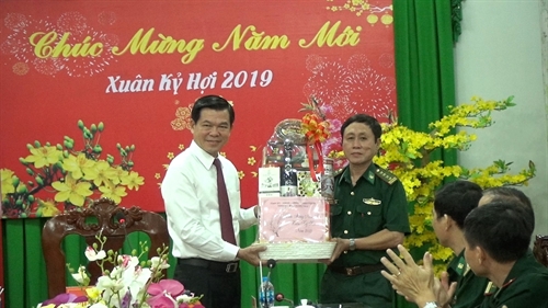 Lãnh đạo tỉnh thăm và chúc Tết Bộ đội Biên phòng Bà Rịa – Vũng Tàu