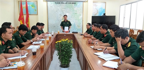 Bộ Tư lệnh thành phố Hồ Chí Minh kiểm tra công tác chuẩn bị Lễ ra quân huấn luyện năm 2019 tại Ban CHQS  quận 1