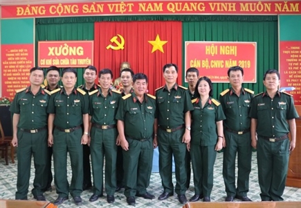 Xưởng cơ khí sửa chữa tàu thuyền: Hội nghị cán bộ, công nhân viên năm 2019