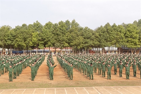 Hội trại truyền thống "Xung kích, sáng tạo, đoàn kết, quyết thắng".