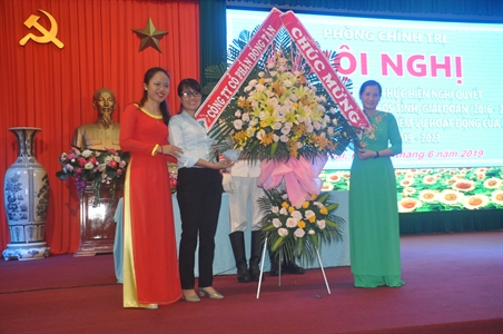 Hội phụ nữ cơ sở Bộ CHQS tỉnh Đồng Nai hội nghị giữa nhiệm kỳ