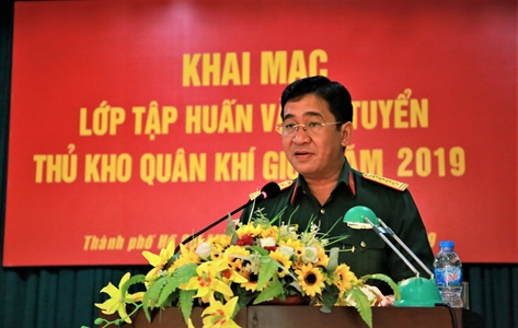 Quân khu 7: Tổ chức tập huấn và thi tuyển thủ kho quân khí giỏi 2019