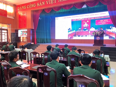 Bộ CHQS tỉnh BR-VT tập huấn quy trình thực hiện công tác tuyển quân